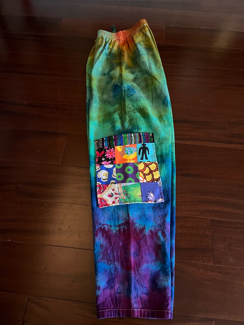Page Trey Fish & Mike ⭕️ Pants for PHISH tour 🌈 patchwork shakedown YEMSG 🐠
